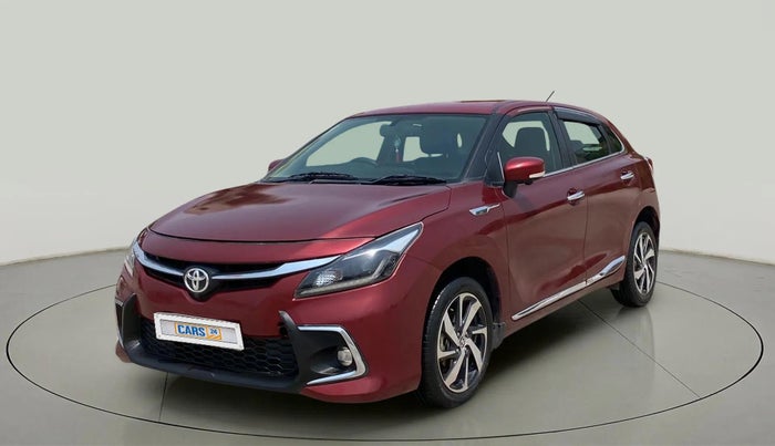 2022 Toyota Glanza V, Petrol, Manual, 52,627 km, Left Front Diagonal