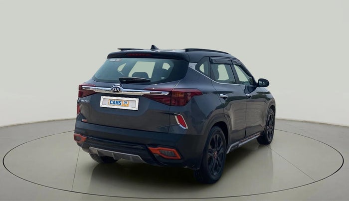 2021 KIA SELTOS HTX IVT 1.5 PETROL, Petrol, Automatic, 93,360 km, Right Back Diagonal