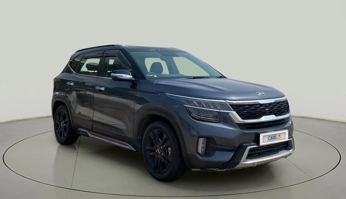 2021 KIA SELTOS HTX IVT 1.5 PETROL, Petrol, Automatic, 93,360 km, Right Front Diagonal