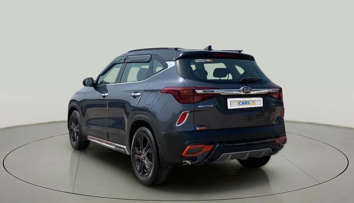 2021 KIA SELTOS HTX IVT 1.5 PETROL, Petrol, Automatic, 93,360 km, Left Back Diagonal