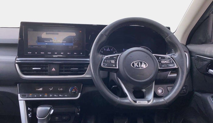 2021 KIA SELTOS HTX IVT 1.5 PETROL, Petrol, Automatic, 93,360 km, Steering Wheel Close Up
