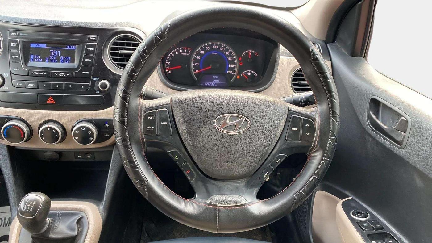 2018 Hyundai Grand i10 MAGNA 1.2 KAPPA VTVT, Petrol, Manual, 64,302 km, Steering Wheel Close Up