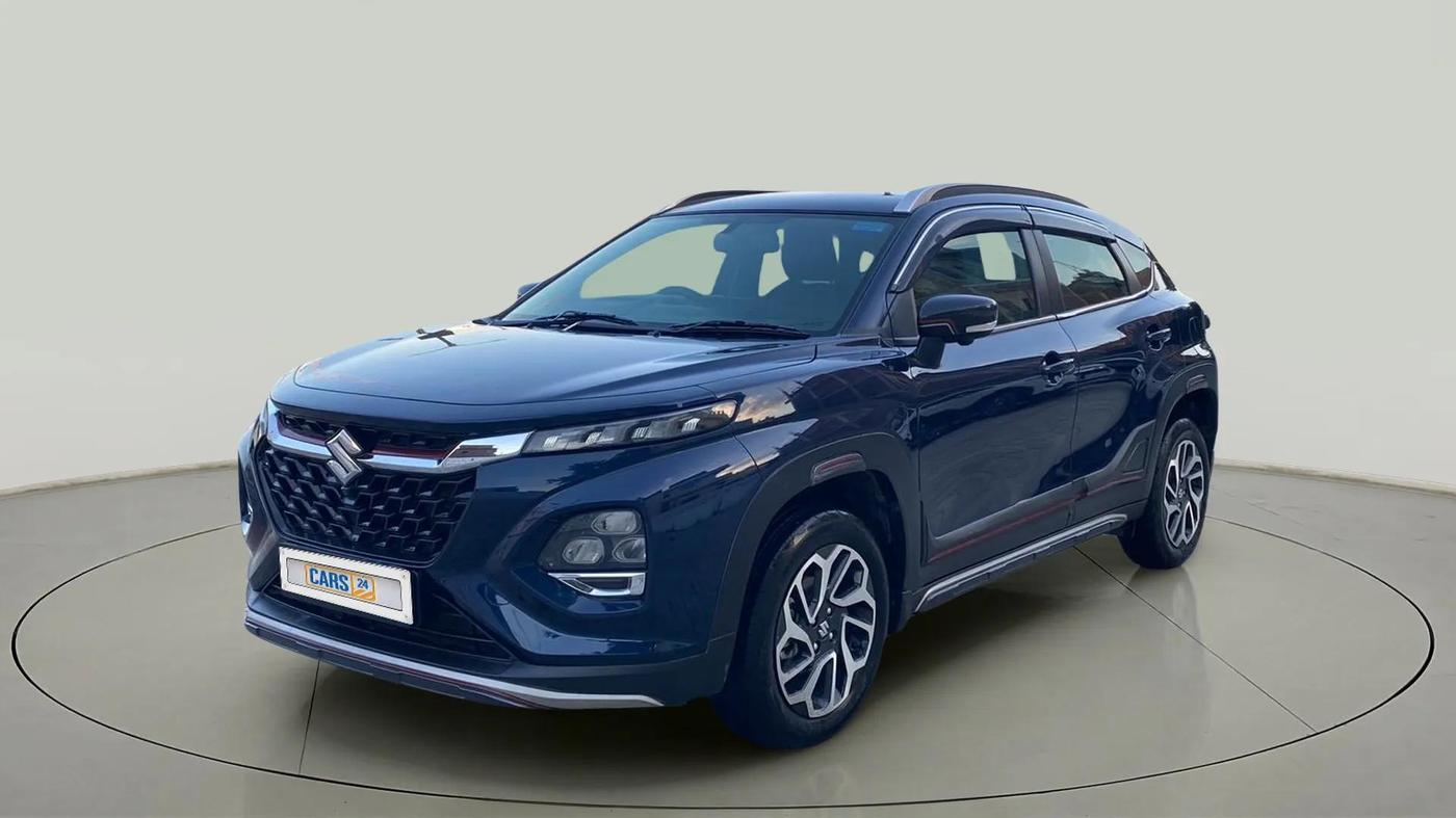 2023 Maruti FRONX ALPHA 1.0 TURBO MT, Petrol, Manual, 12,894 km, Left Front Diagonal