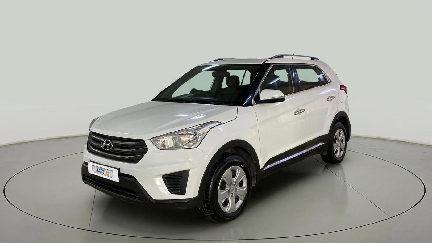 2018 Hyundai Creta E PLUS 1.6 PETROL, Petrol, Manual, 73,737 km, Left Front Diagonal