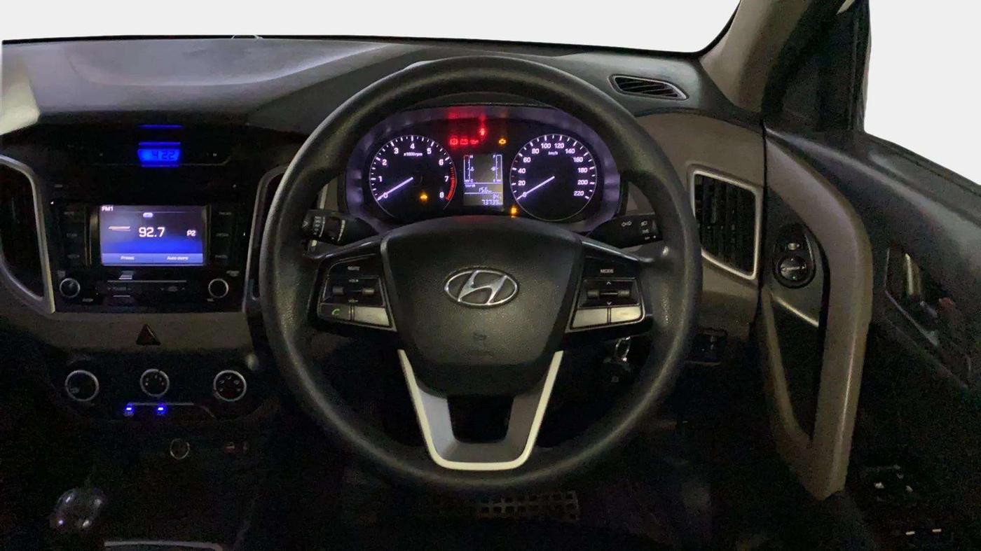 2018 Hyundai Creta E PLUS 1.6 PETROL, Petrol, Manual, 73,737 km, Steering Wheel Close Up