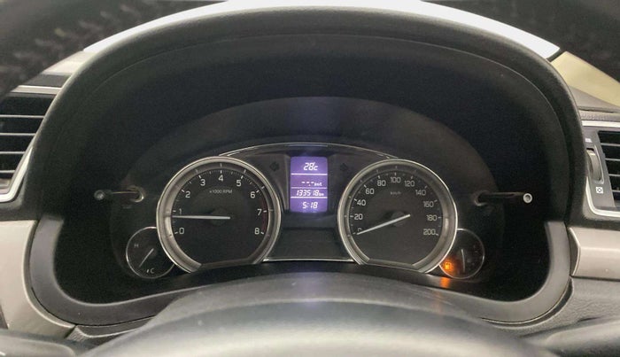 2017 Maruti Ciaz S 1.4 MT PETROL, Petrol, Manual, 1,33,516 km, Odometer Image