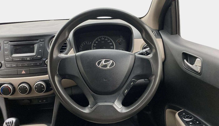 2014 Hyundai Grand i10 SPORTZ 1.2 KAPPA VTVT, Petrol, Manual, 61,453 km, Steering Wheel Close Up