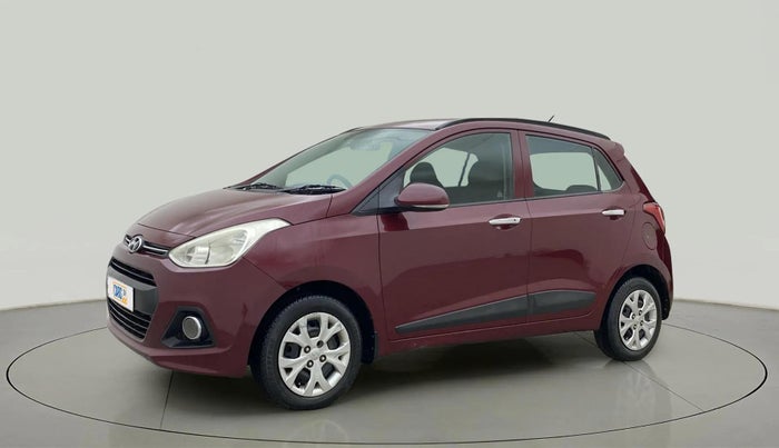 2014 Hyundai Grand i10 SPORTZ 1.2 KAPPA VTVT, Petrol, Manual, 61,453 km, Left Front Diagonal
