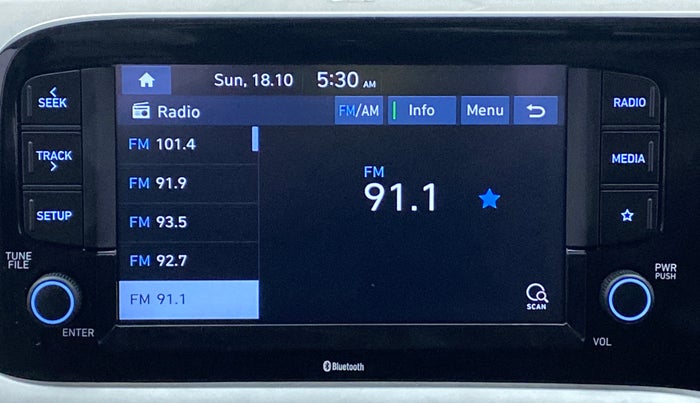 2020 Hyundai GRAND I10 NIOS SPORTZ 1.2 KAPPA VTVT, Petrol, Manual, 18,643 km, Infotainment System