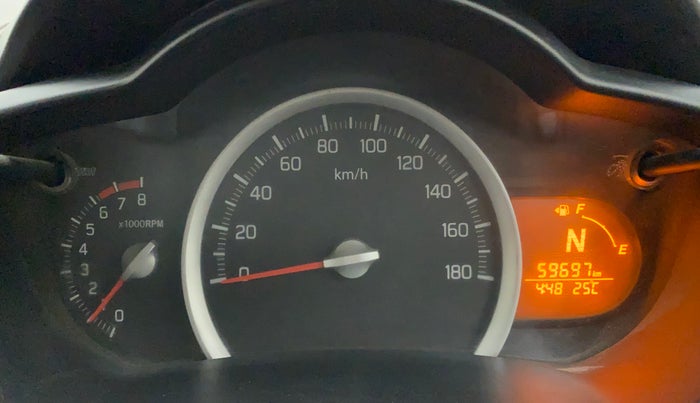 2014 Maruti Celerio VXI AMT, Petrol, Automatic, 60,395 km, Odometer Image