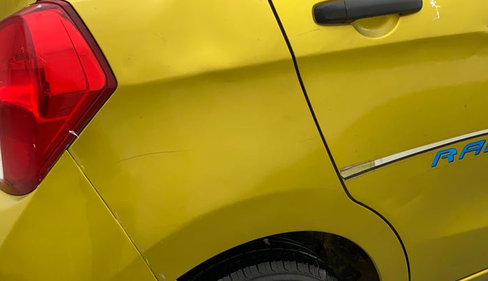 2014 Maruti Celerio VXI AMT, Petrol, Automatic, 60,395 km, Right quarter panel - Slightly dented