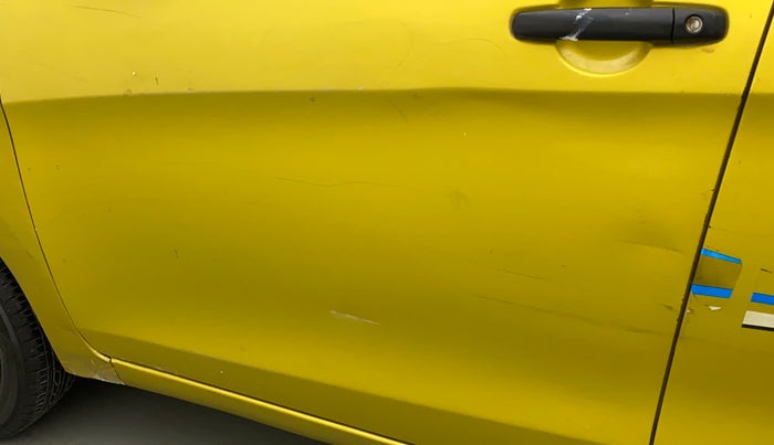 2014 Maruti Celerio VXI AMT, Petrol, Automatic, 60,395 km, Front passenger door - Slightly dented