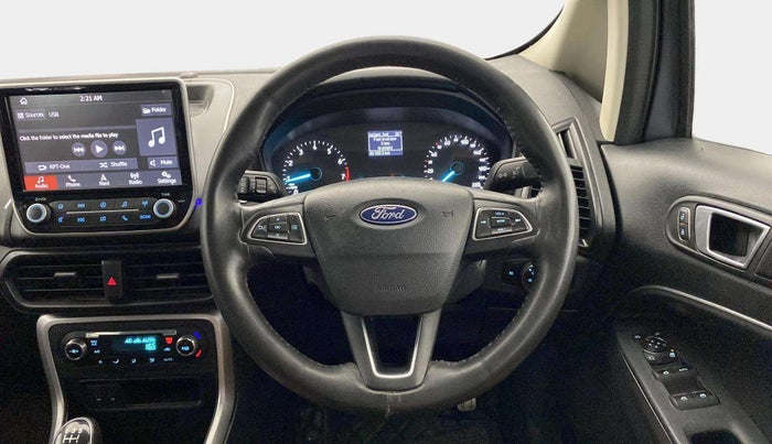 2018 Ford Ecosport TITANIUM 1.5L PETROL, Petrol, Manual, 46,091 km, Steering Wheel Close Up