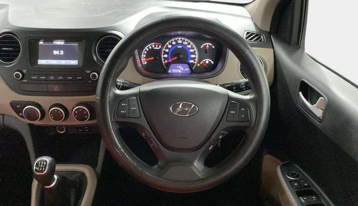 2017 Hyundai Grand i10 SPORTZ 1.2 KAPPA VTVT, Petrol, Manual, 25,516 km, Steering Wheel Close Up