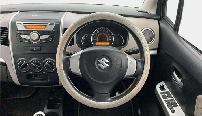 2013 Maruti Wagon R 1.0 VXI, Petrol, Manual, 50,171 km, Steering Wheel Close Up