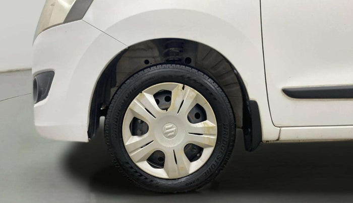 2013 Maruti Wagon R 1.0 VXI, Petrol, Manual, 50,171 km, Left Front Wheel
