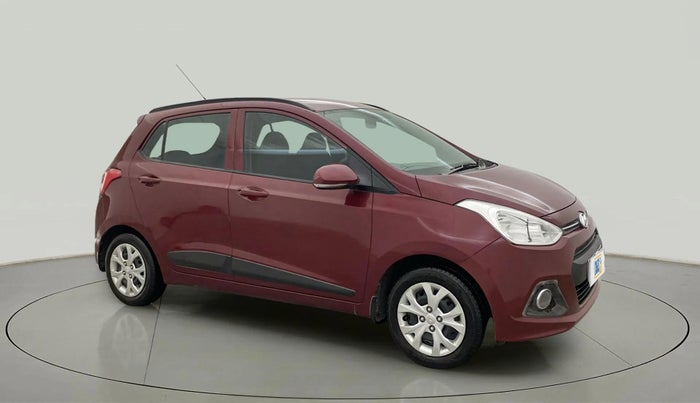 2015 Hyundai Grand i10 SPORTZ 1.2 KAPPA VTVT, CNG, Manual, 32,573 km, Right Front Diagonal