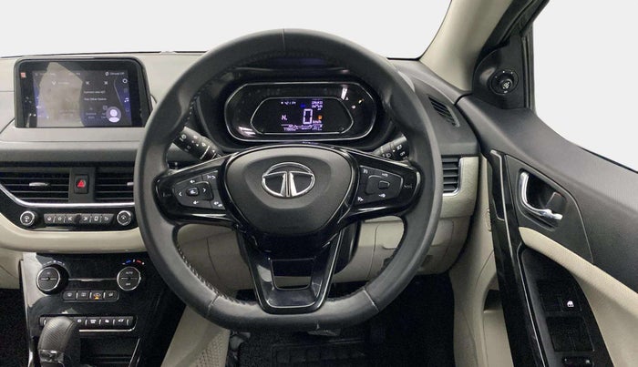 2020 Tata NEXON XZA PLUS (O) PETROL, Petrol, Automatic, 77,932 km, Steering Wheel Close Up
