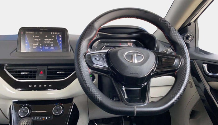 2023 Tata NEXON XZ PLUS PETROL, Petrol, Manual, 28,327 km, Steering Wheel Close Up
