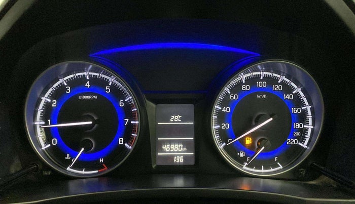 2018 Maruti Baleno DELTA PETROL 1.2, Petrol, Manual, 46,937 km, Odometer Image