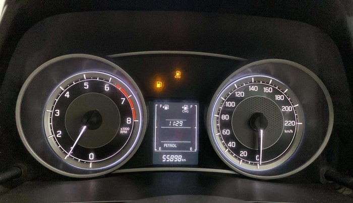 2022 Maruti Dzire VXI CNG, CNG, Manual, 55,981 km, Odometer Image