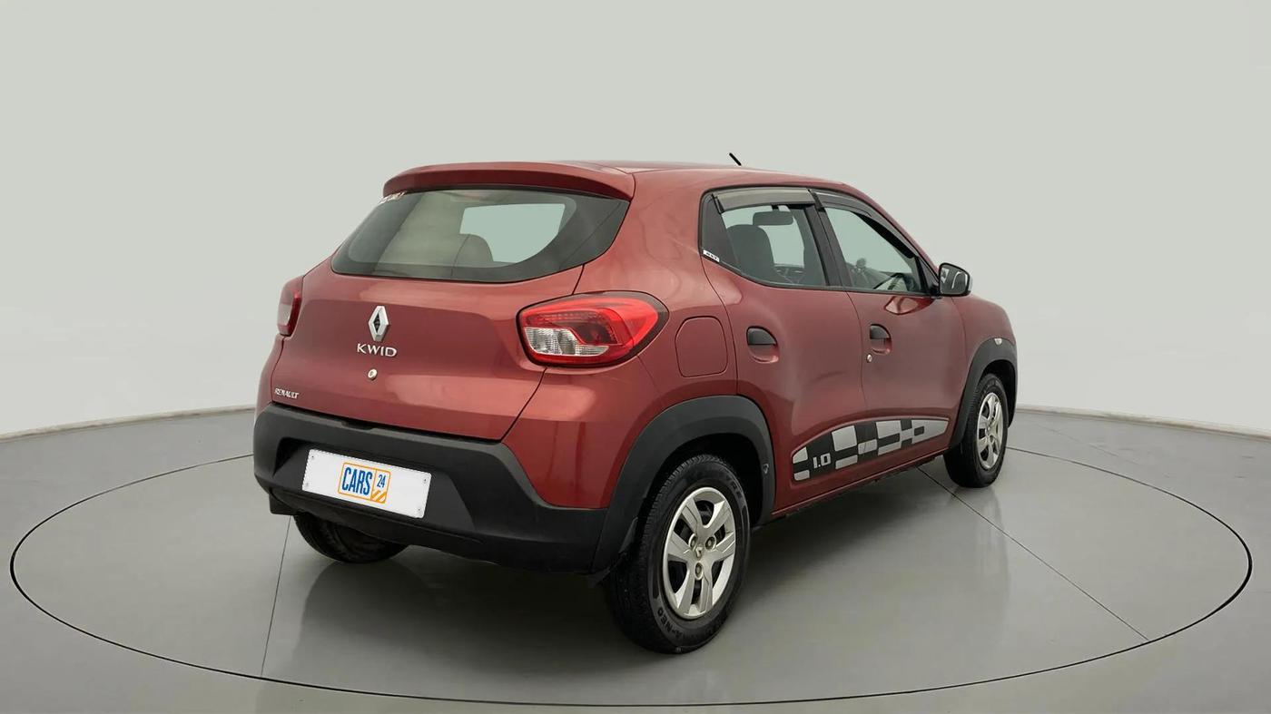 2018 Renault Kwid RXT 1.0, CNG, Manual, 72,428 km, Right Back Diagonal