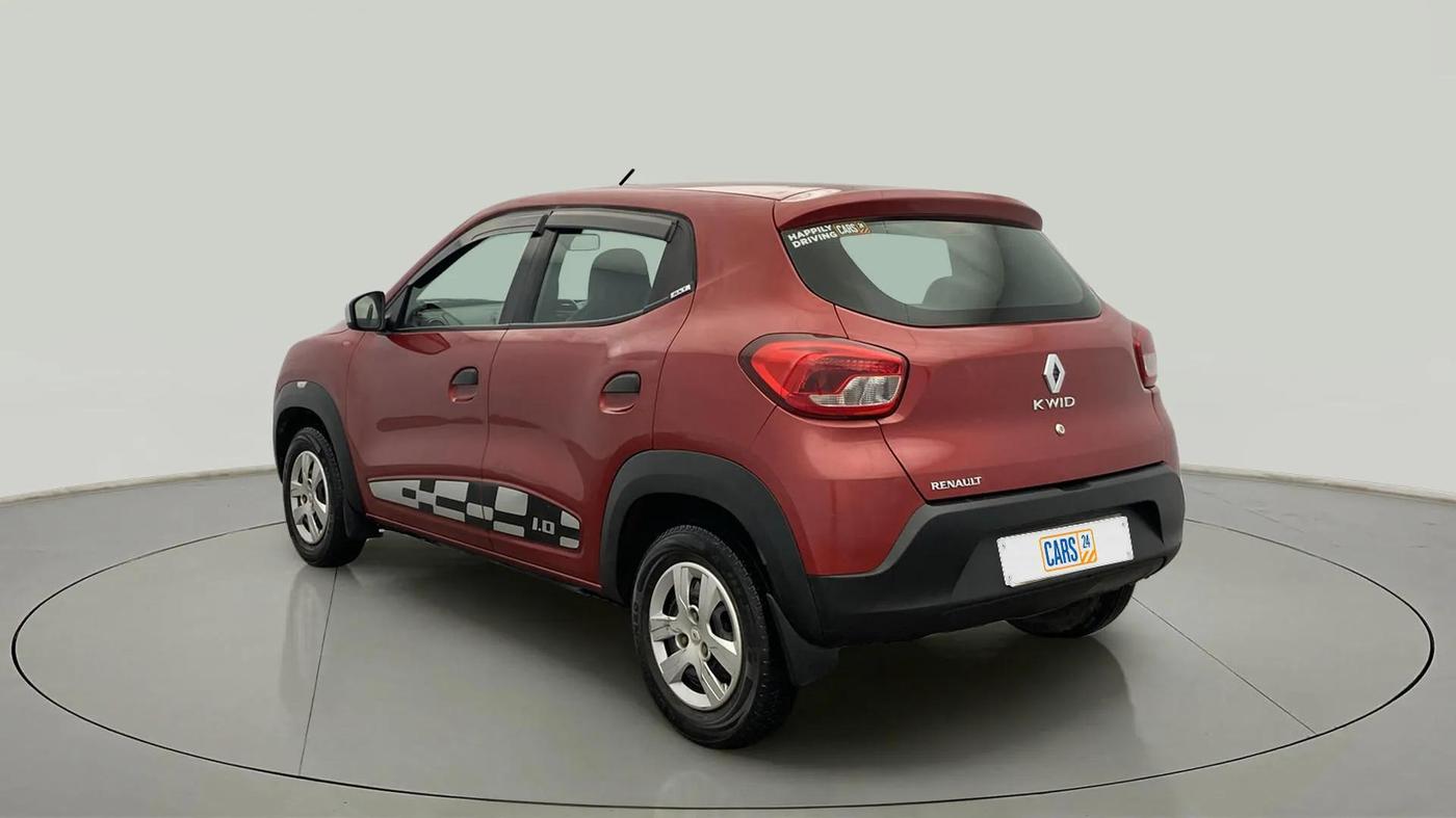 2018 Renault Kwid RXT 1.0, CNG, Manual, 72,428 km, Left Back Diagonal