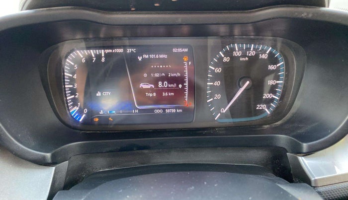 2021 Tata ALTROZ XZ PETROL, Petrol, Manual, 59,738 km, Odometer Image