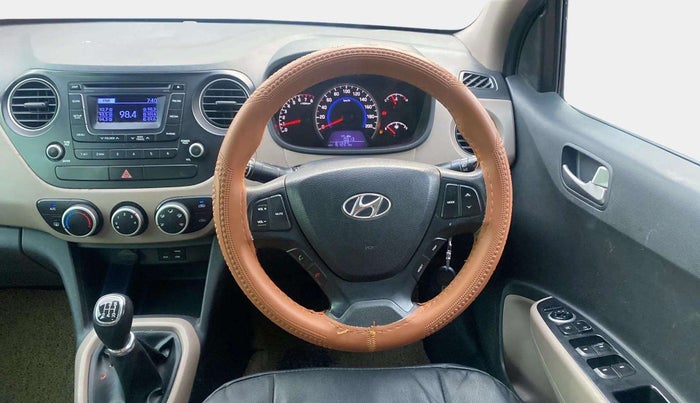 2016 Hyundai Grand i10 SPORTZ 1.2 KAPPA VTVT, Petrol, Manual, 61,225 km, Steering Wheel Close Up