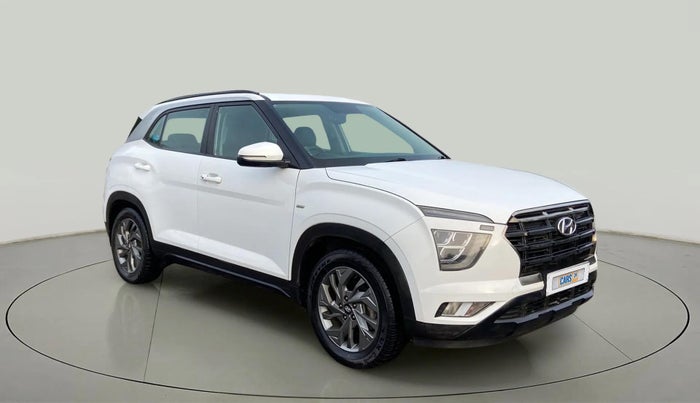 2021 Hyundai Creta SX (O) 1.4 TURBO DCT, Petrol, Automatic, 93,378 km, Right Front Diagonal