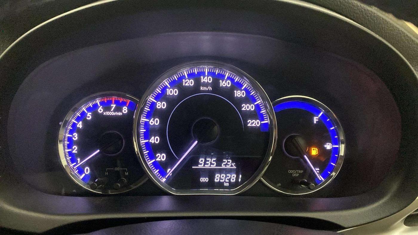 2020 Toyota YARIS J MT, Petrol, Manual, 89,252 km, Odometer Image