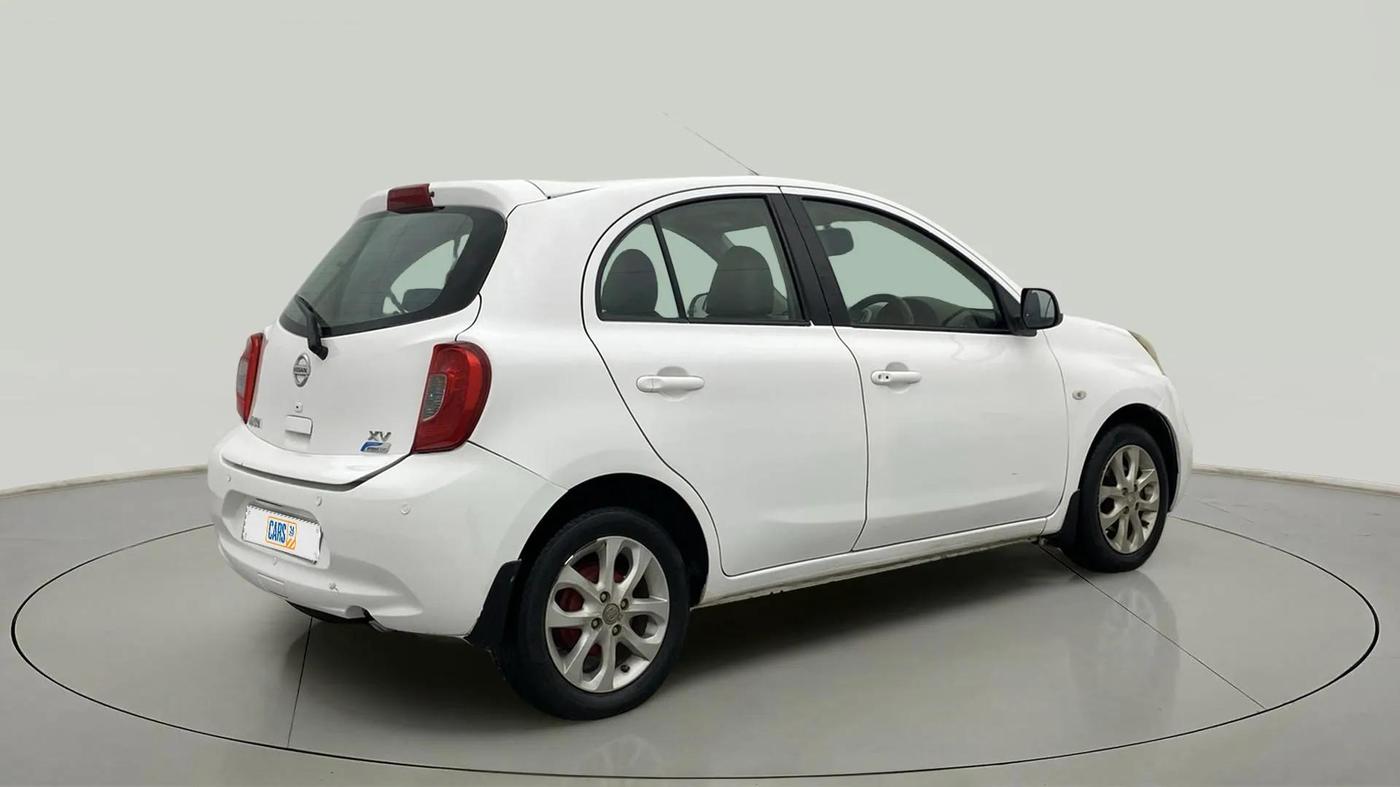 2014 Nissan Micra XV CVT, Petrol, Automatic, 80,472 km, Right Back Diagonal