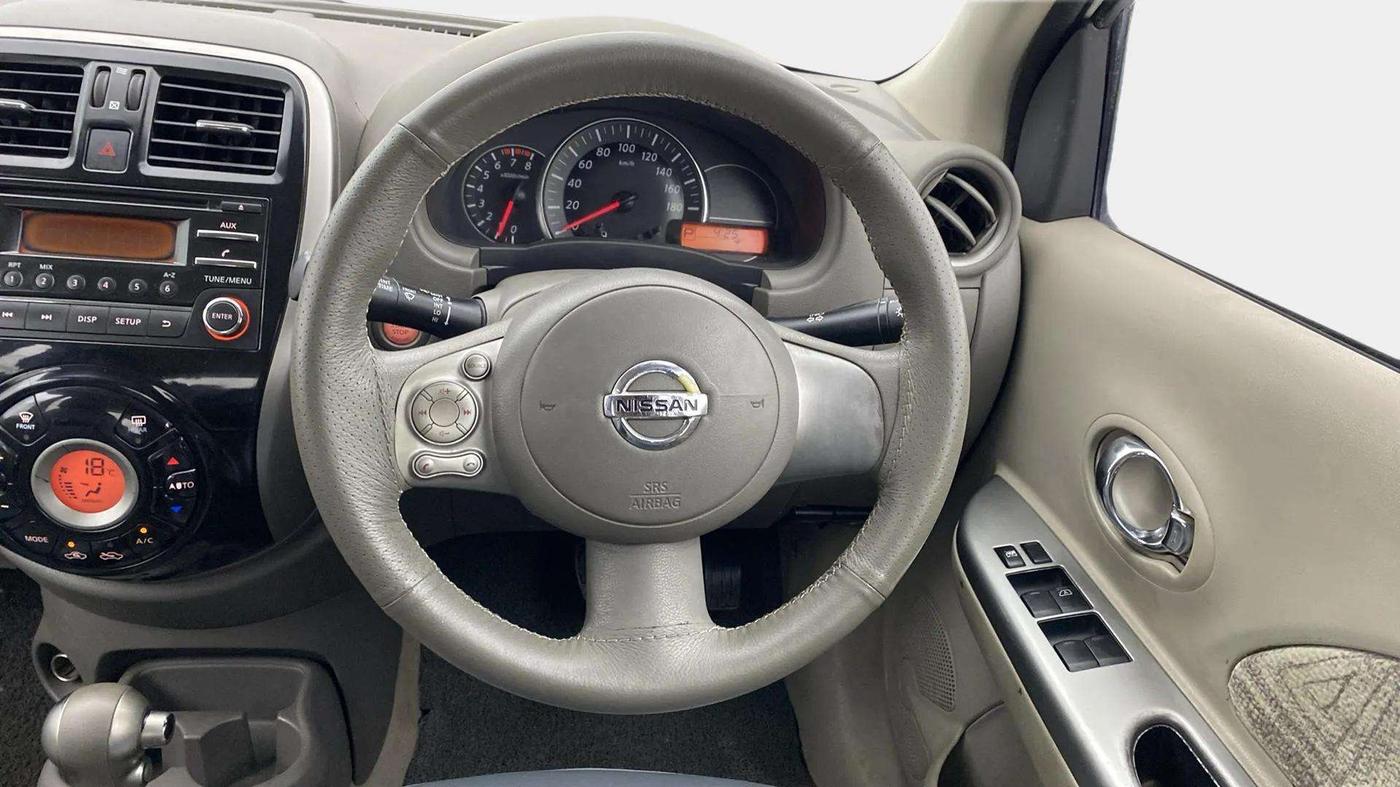 2014 Nissan Micra XV CVT, Petrol, Automatic, 80,472 km, Steering Wheel Close Up