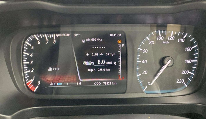2020 Tata ALTROZ XZ PETROL, Petrol, Manual, 78,919 km, Odometer Image