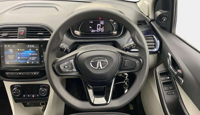 2023 Tata Tiago XZA PLUS PETROL, Petrol, Automatic, 3,977 km, Steering Wheel Close Up