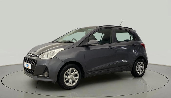 2018 Hyundai Grand i10 SPORTZ 1.2 KAPPA VTVT, Petrol, Manual, 53,997 km, Left Front Diagonal
