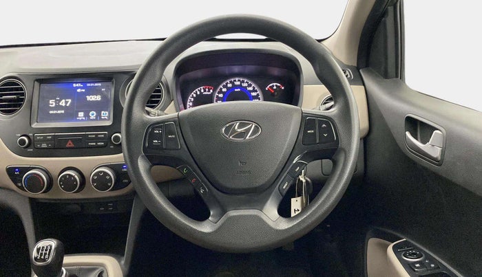 2018 Hyundai Grand i10 SPORTZ 1.2 KAPPA VTVT, Petrol, Manual, 53,997 km, Steering Wheel Close Up