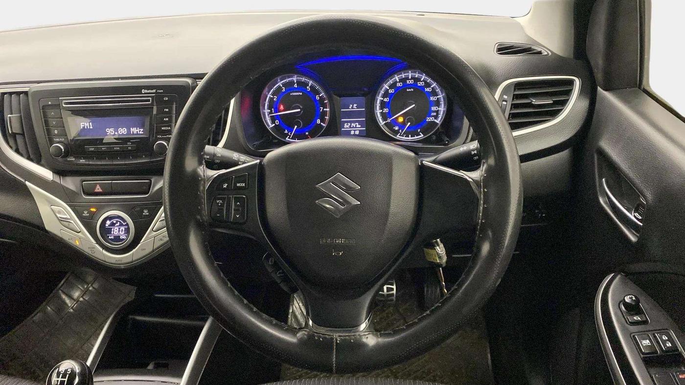 2018 Maruti Baleno DELTA PETROL 1.2, Petrol, Manual, 62,287 km, Steering Wheel Close Up