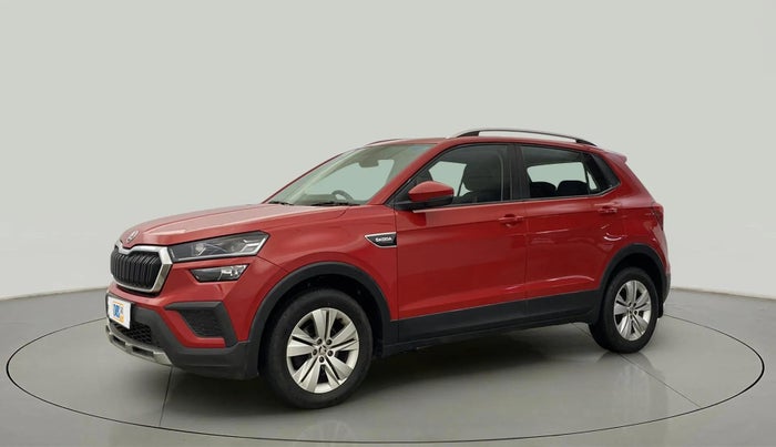 2021 Skoda KUSHAQ AMBITION 1.0L TSI AT, Petrol, Automatic, 34,816 km, Left Front Diagonal