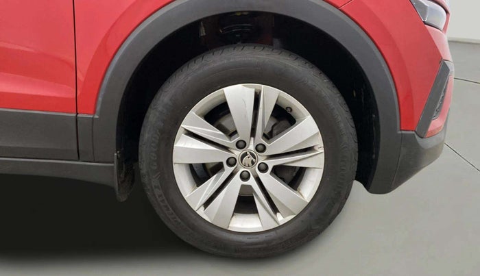 2021 Skoda KUSHAQ AMBITION 1.0L TSI AT, Petrol, Automatic, 34,816 km, Right Front Wheel