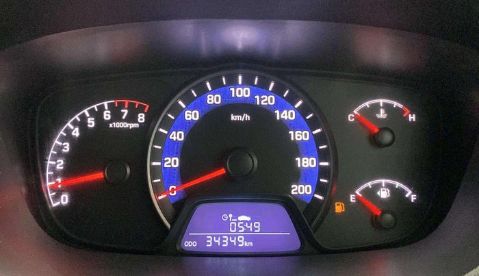 2015 Hyundai Xcent SX 1.2, Petrol, Manual, 34,280 km, Odometer Image