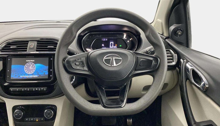 2022 Tata TIGOR XZA PLUS PETROL, Petrol, Automatic, 53,698 km, Steering Wheel Close Up