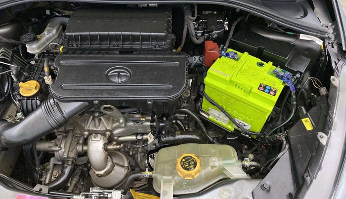 2022 Tata TIGOR XZA PLUS PETROL, Petrol, Automatic, 53,698 km, Engine View - Left