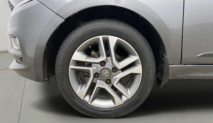 2022 Tata TIGOR XZA PLUS PETROL, Petrol, Automatic, 53,698 km, Left Front Wheel