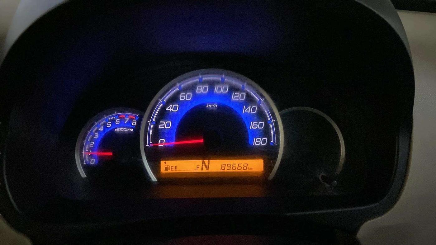 2017 Maruti Wagon R 1.0 VXI AMT, Petrol, Automatic, 89,673 km, Odometer Image
