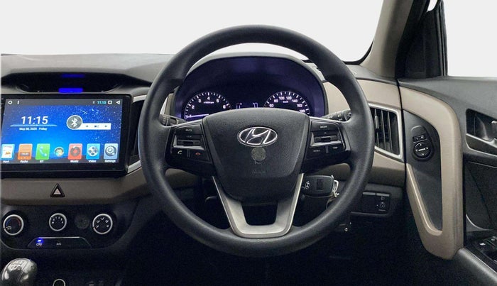 2017 Hyundai Creta E PLUS 1.6 PETROL, Petrol, Manual, 39,670 km, Steering Wheel Close Up