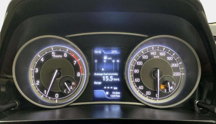 2024 Maruti Dzire ZXI Plus, Petrol, Manual, 12,268 km, Odometer Image