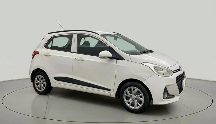 2017 Hyundai Grand i10 SPORTZ (O) 1.2 KAPPA VTVT, Petrol, Manual, 50,228 km, Right Front Diagonal