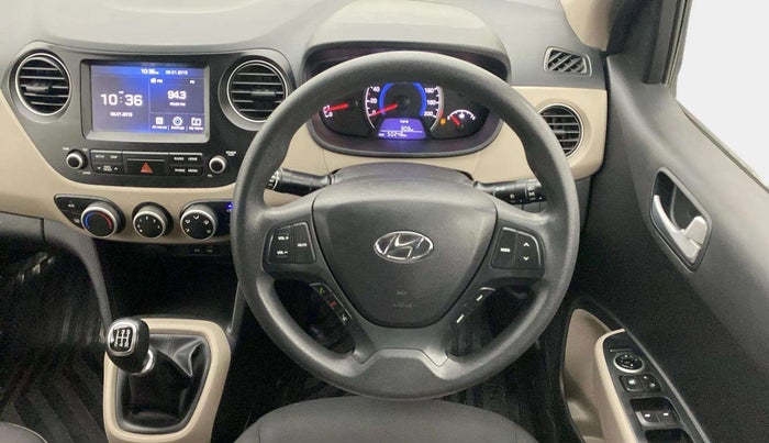 2017 Hyundai Grand i10 SPORTZ (O) 1.2 KAPPA VTVT, Petrol, Manual, 50,228 km, Steering Wheel Close Up