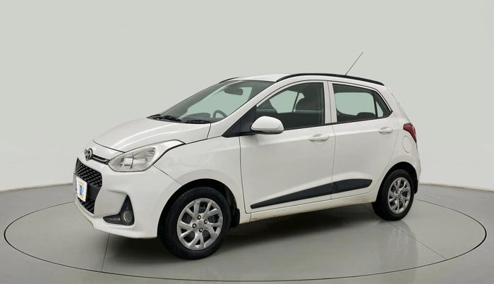 2017 Hyundai Grand i10 SPORTZ (O) 1.2 KAPPA VTVT, Petrol, Manual, 50,228 km, Left Front Diagonal